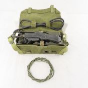 West German or Danish Model FT-58 Field Telephone