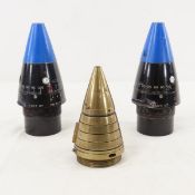 3 Inert Timed MTSQ Artillery Fuzes, 1967, 1970