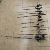 14 Fishing Rods & Reels, Garcia, Shakespeare