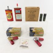 Ammunition: 31 Mixed 12 GA & 2 Oil Cans