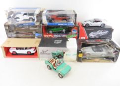 8 1:18 Scale Cars in very rough boxes