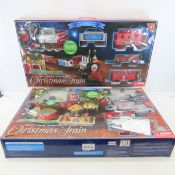 34 & 35 Piece Christmas Train Sets in boxes