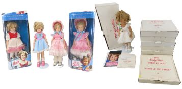 5 Shirley Temple Dolls & 7 Outfits