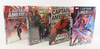 4 Marvel Omnibus Captain America Hardcover books