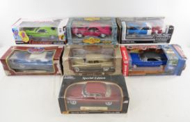 7 1:18 Scale Cars in very rough boxes
