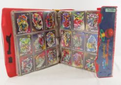 230+ 1992 Marvel Superhero Trading Cards in binder