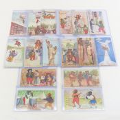 16 Antique Crack Jack Postcards 3x5.5