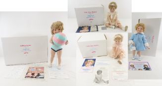 4 Shirley Temple Toddler Dolls