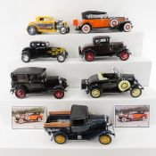 7 Diecast Vintage Vehicles, Motor Max & Other