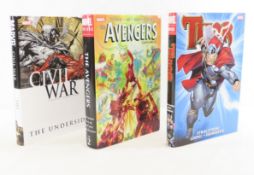 3 Marvel Omnibus HC Books. Thor, The Avengers Vol