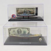 2 Occre Ship Models, USS Missouri, USS Arizona