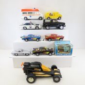 ERTL Ambulance, YCT Pull String Hot Rods & More