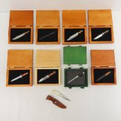 Collection of American Heritage Miniature Knives
