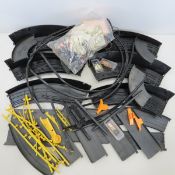 Aurora Slotless Race Set, cars, and parts