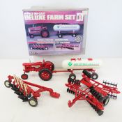 1987 ERTL Deluxe Farm Set- IH Die-Cast 1:16 in Box
