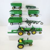 John Deere & other Tractors, trailers, implements