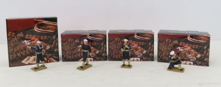 4 King & Country Metal Alloy U.S. Navy Soldiers