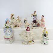 Vintage Dresden & Porcelain Figurines