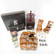 Collection Of Jack Daniel's Shot Glasses & Display