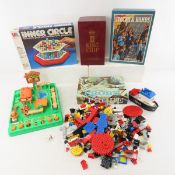 Vintage Board Games & 2 lbs of Legos