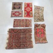 7 Vintage Hand Knotted Oriental Rugs