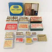 Vintage Rubber Ink Stamps, Letters & Numbers