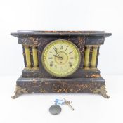 Seth Thomas Adamantine Mantle Clock- Works