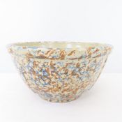 Red Wing Spongeware #11 Panel Mixing bowl