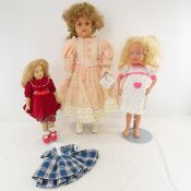 3 1990's Era Dolls- DeWees, Tyco & El-Mari's