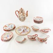 Japanese teapot, cups, plates and more