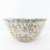 Red Wing Spongeware #11 Panel Mixing bowl