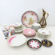 Stangl, Occupied Japan & other plates, bowls, vase