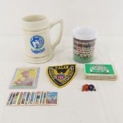 Sports Collectibles, 1958 Dick Gernert Card, Mugs