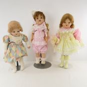 3 Vintage Sleep Eyes Dolls- Display or Parts