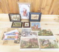 Vintage Framed Prints & Reproduction Currency