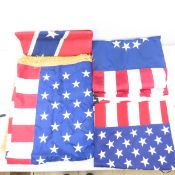 Confederate & United States of America flags