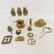 Brass Belt Buckles,Trammel Point, Immortal Figures