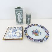 Wedgewood Classical Musicians Tile, vases, plate