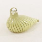 Oiva Toikka Handblown Glass Bird