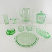 Vintage Vaseline & Other Green Glass
