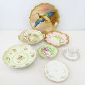 Vintage Limoges Plates, Bowls, Cup & saucer.