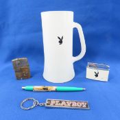 Playboy Mug, Stripper Pen, Lighters & Keychain