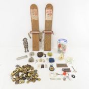 Buttons, Locks, Keys, Toy Ski's & More