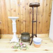 Plant Stands, Floral Candle Holder & Flower Pot