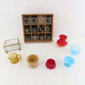 Glass Salt Cellars, Toothpick Holders & More
