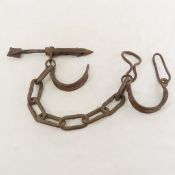 Antique Horse Hobbles with Stake