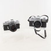 Minolta SRT102 & SRT MC-II 35mm Film Cameras