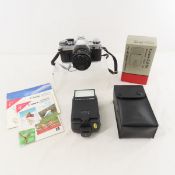Canon AE-1 5mm Film Camera w/ 50mm f/1.8 Lens