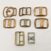 Collection of Brass & Bronze Conway, Horse Buckles