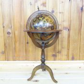 Vintage Italian Standing Old World Floor Globe
